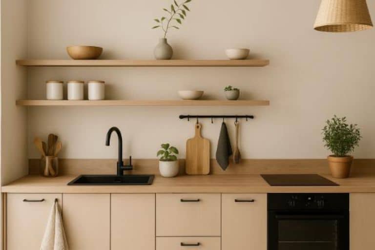 Cozinha Compacta Estilo Japandi: O Que Usar e Eliminar com Intenção