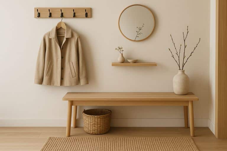 Hall de Entrada Estilo Japandi: Como Decorar Espaços Pequenos