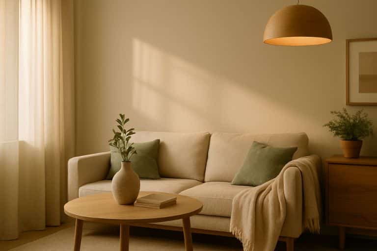 Iluminação no Estilo Japandi: Como Valorizar as Cores