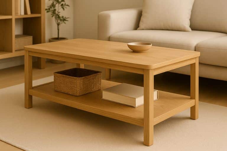 sala de estar estilo Japandi