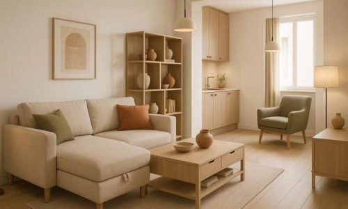 como aplicar o estilo Japandi em apartamentos pequenos